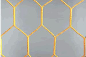 Exklusives Fußballtornetz aus Polypropylen hochfest mit wabenförmigen Maschen