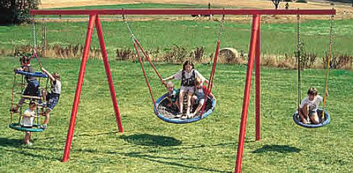 HUCK Stahlrohr-Schaukelgestell, lang, Aufhängehöhe 2,00 m