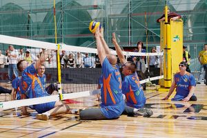 Sitz-Volleyballnetz knotenlos