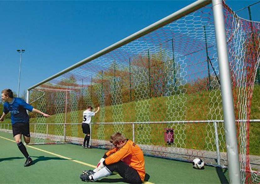 Exklusives Fußballtornetz aus Polypropylen hochfest