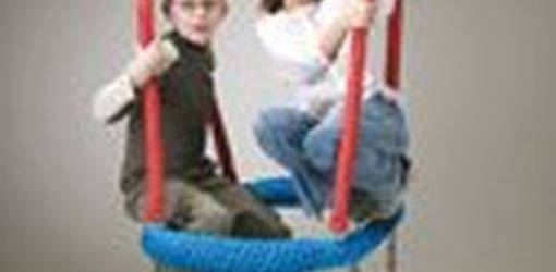 Oval rope-ring swing