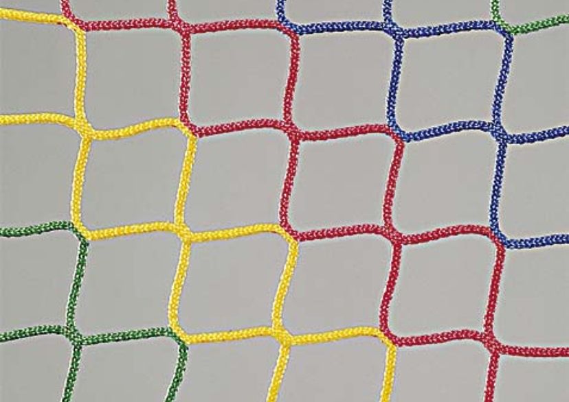 HUCK Schutznetz steif ausgerüstet 4-färbig in Blau-Gelb-Grün-Rot