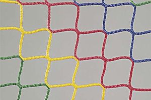 HUCK Schutznetz steif ausgerüstet 4-färbig in Blau-Gelb-Grün-Rot