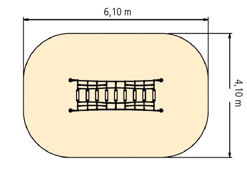 Abenteuerbrücke „Holzsteg“ 