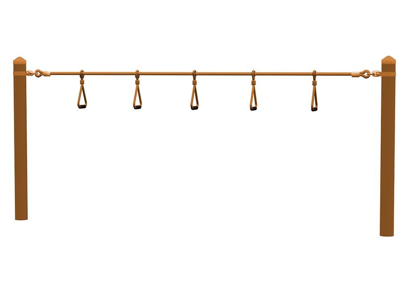 Holding loops, for steel posts 