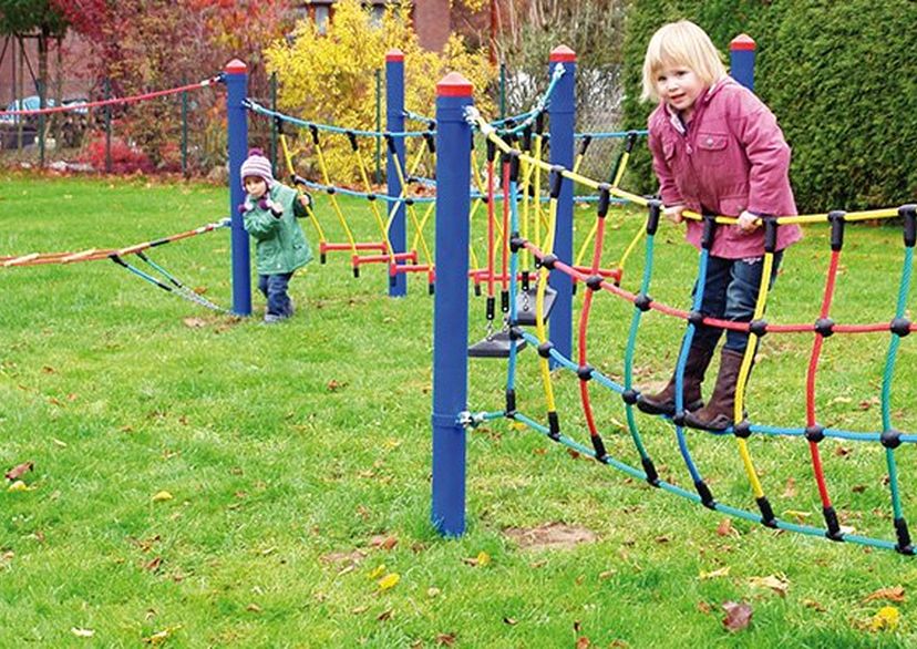 Kletternetz, für Robinie-Pfosten