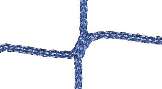Knoten, PP 3 mm, blau, Detailbild