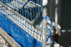 Knotenloses Seitenschutznetz aus Polypropylen hochfest