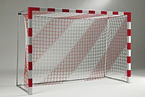 Hallenhandball-Tornetz aus Polypropylen 2-farbig