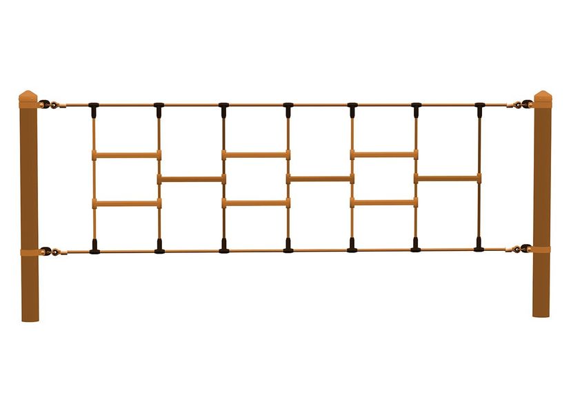 Climbing rungs, for steel posts 