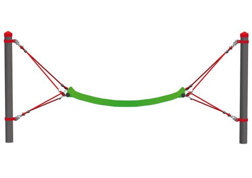 Polyesterhängematte, für Robinie-Pfosten