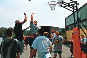 Basketball-Netz aus Polyethylen-Leine