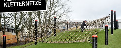 Mit den Kletternetzen von HUCK haben Sie alles fest im Griff Kletternetz