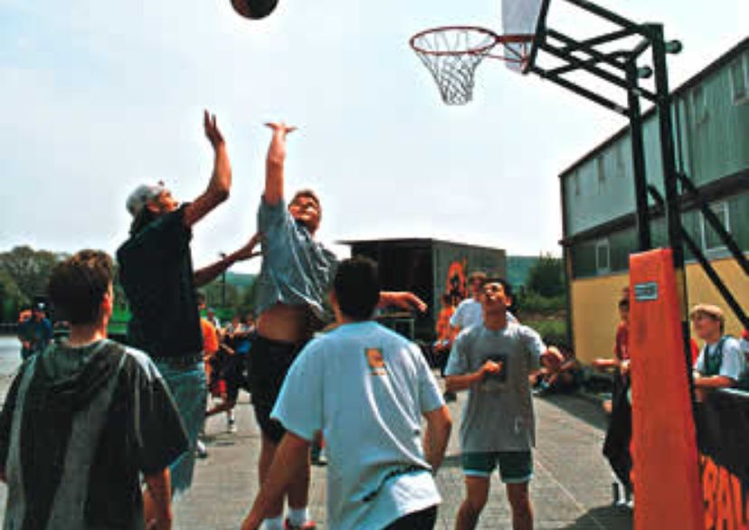 Basketball-Netz aus Nylon-Flechtleine