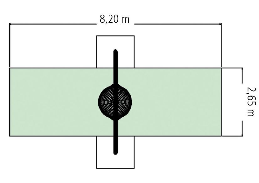 Bogenschaukel zum Eingraben