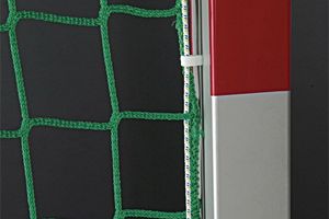 Hallenhockey-Tornetz aus Polypropylen hochfest in Grün