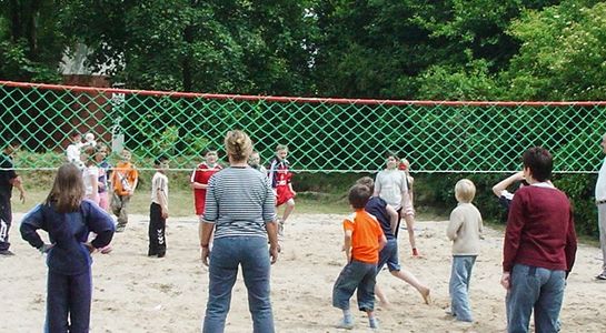 Volleyballnetzanlage komplett