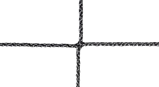 HUCK Schutznetz aus Polypropylen hochfest mit fester Abschlusskante Schwarz