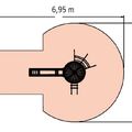 Adlerhorst® „Asslar“, mit Rutsche und Standpfosten aus Stahl