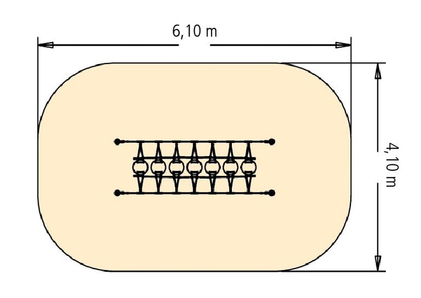 Abenteuerbrücke „Wackelteller“ 