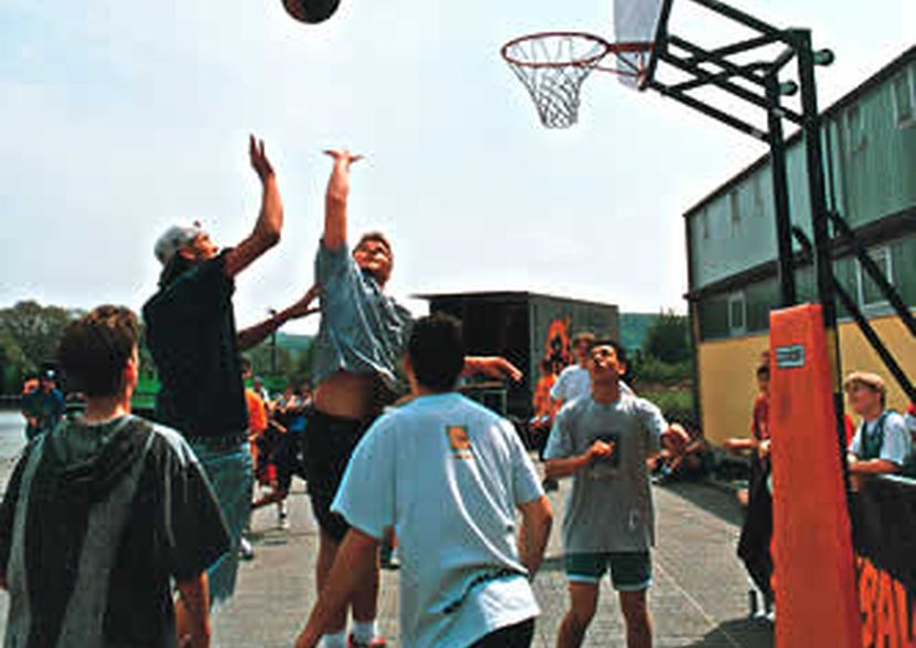 Basketball-Netz aus Polyethylen-Leine