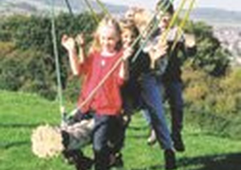 Rope-end swing