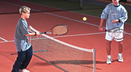 Kinder-Tennisnetz/Badminton-Freizeitnetz aus Polyethylengewirke